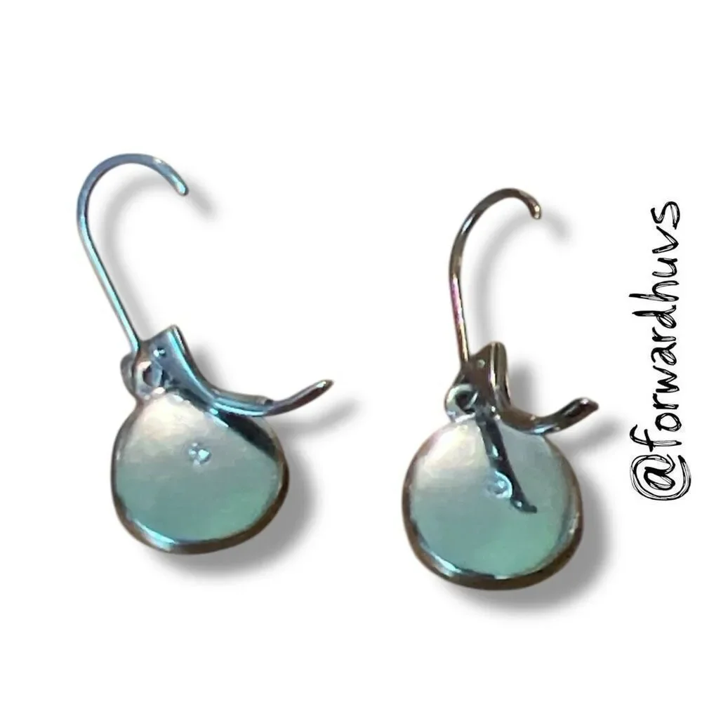 Bundle Sale 3 for $15 | 1-Inch Metal Dangle Earrings with Lever Back Clasp